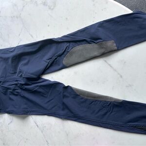 Two Kerrits riding pants. Size kids large. Navy and Tan Blue Riding Pants